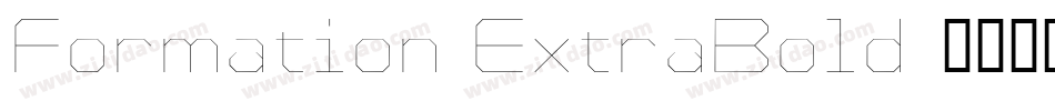 Formation ExtraBold字体转换